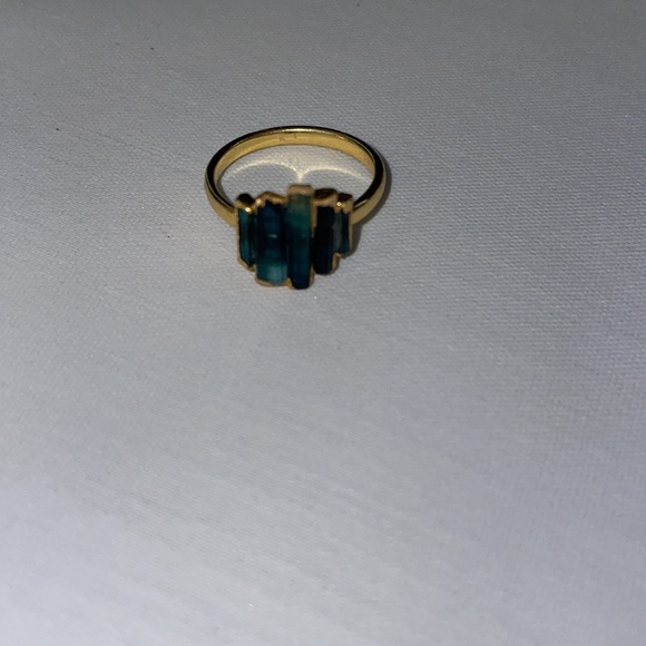 - Estate Jewelry Raw tourmaline ring - Picture 6 of 12